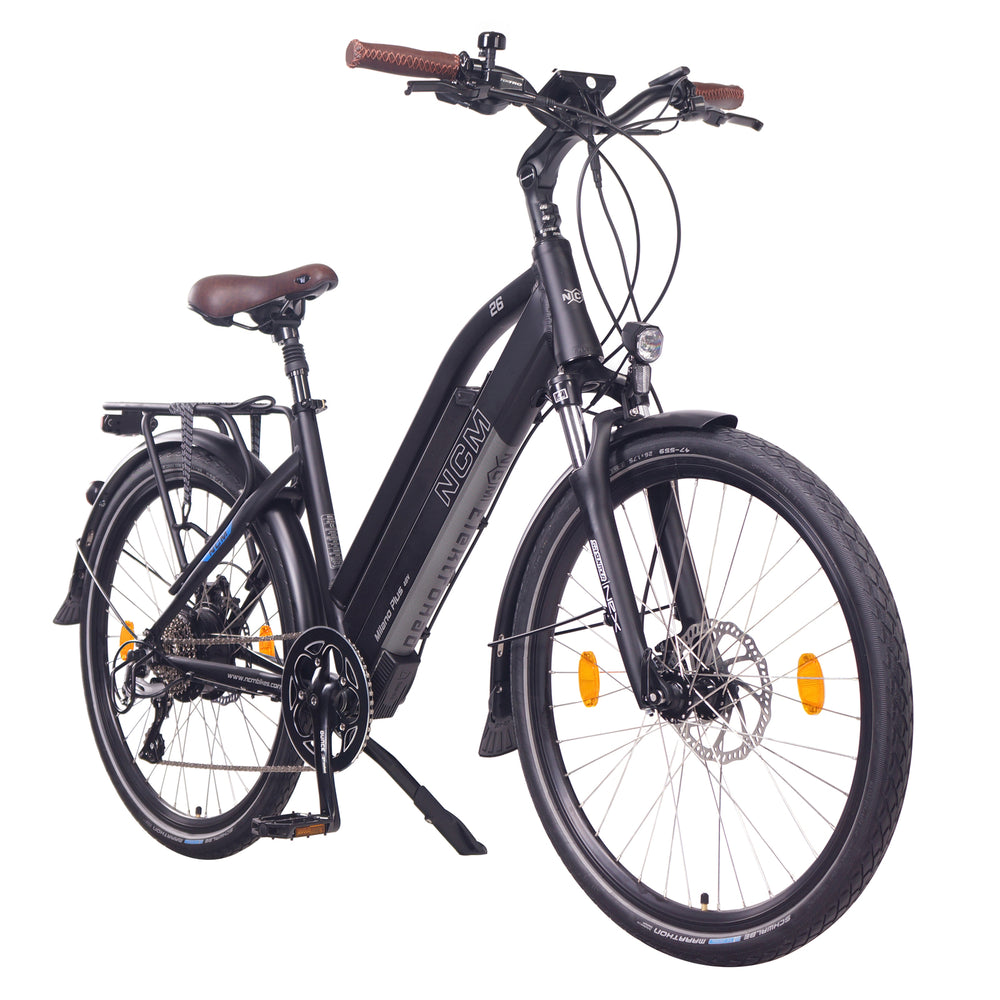 NCM MILANO PLUS TREKKING E-BIKE, CITY-BIKE, 250W-500W, 48V 16Ah 768Wh BATTERY (BLACK 26)