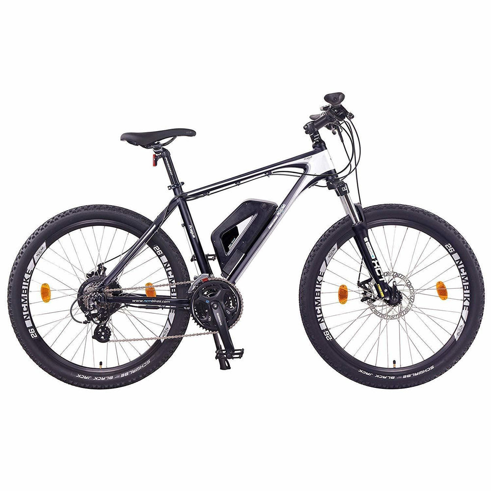 NCM PRAGUE ELECTRIC MOUNTAIN BIKE, E-BIKE, E-MTB, 250W-500W, 36V 13Ah 468Wh BATTERY (BLACK 26)