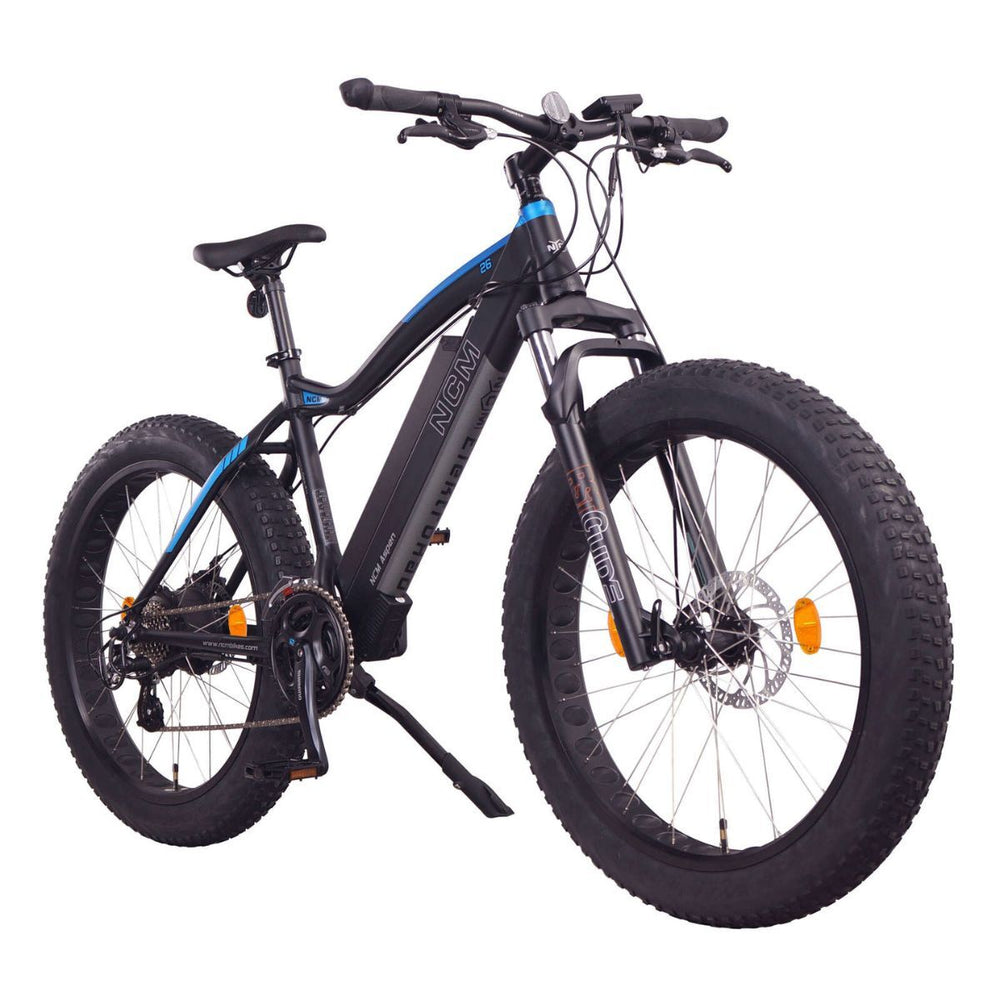 NCM ASPEN PLUS FAT ELECTRIC BIKE, E-BIKE, E-MTB, 250W-750W, 48V 16Ah 768Wh BATTERY (BLACK 26)