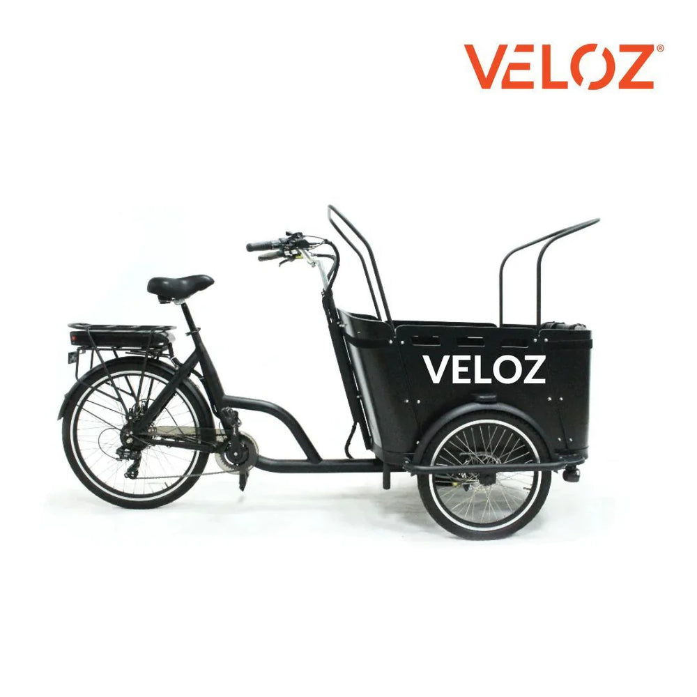 VELOZ ELECTRIC CARGO TRIKE 350W MOTOR 200 KILOS WEIGHT LOAD 6 MONTHS FREE SERVICE