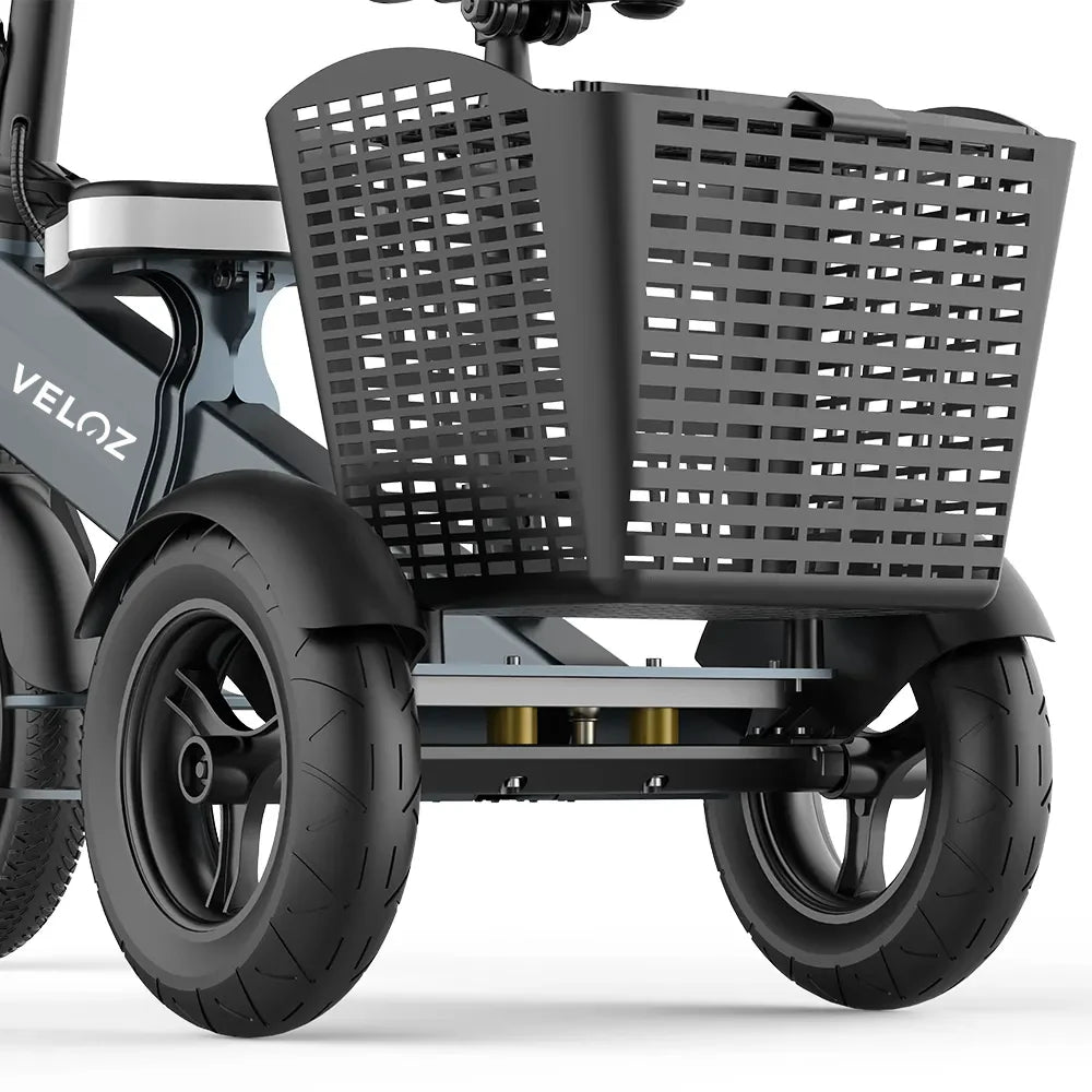 VELOZ ES2 ELECTRIC SCOOTER TRIKE WITH BASKET - 6 months free service